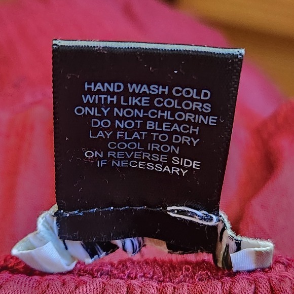 Wild Moss Womens Milk Maid Dress Sz Medium Burgundy Red Smocked Embroidered Boho - Picture 10 of 16